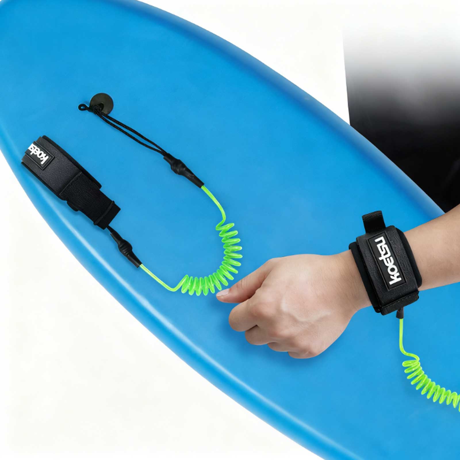 Coiled Bodyboarding Leash TPU  - огляд і ціна Surfboard Leash Ankle